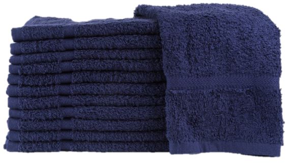 10 Single Yarn Color Towels & Washcloths